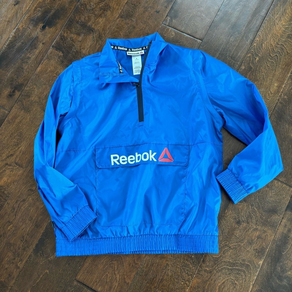 Reebok windbreaker Jacket Boys Size‎ 8 Medium